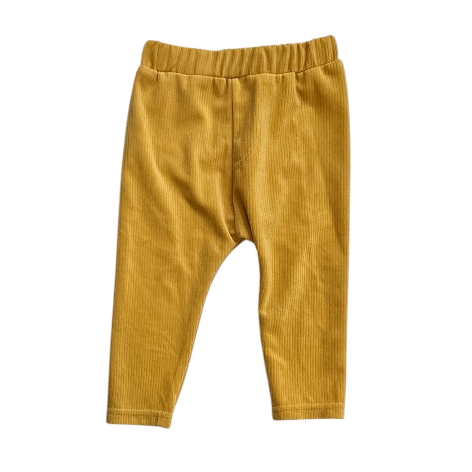 Velour Ribbed Leggings, 6-9m