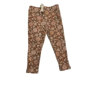 VINTAGE FLORAL CHOCOLATE LEGGINGS