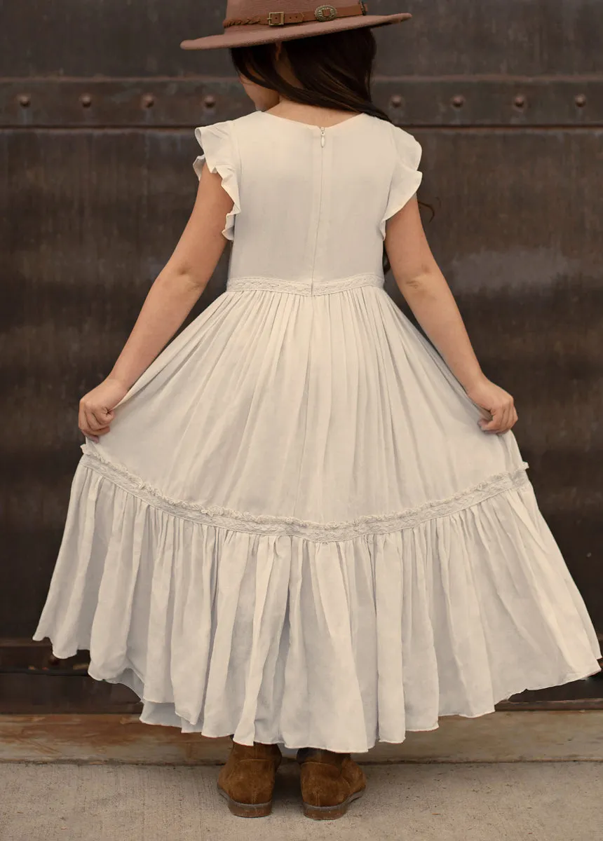 Viola Dress in Cream