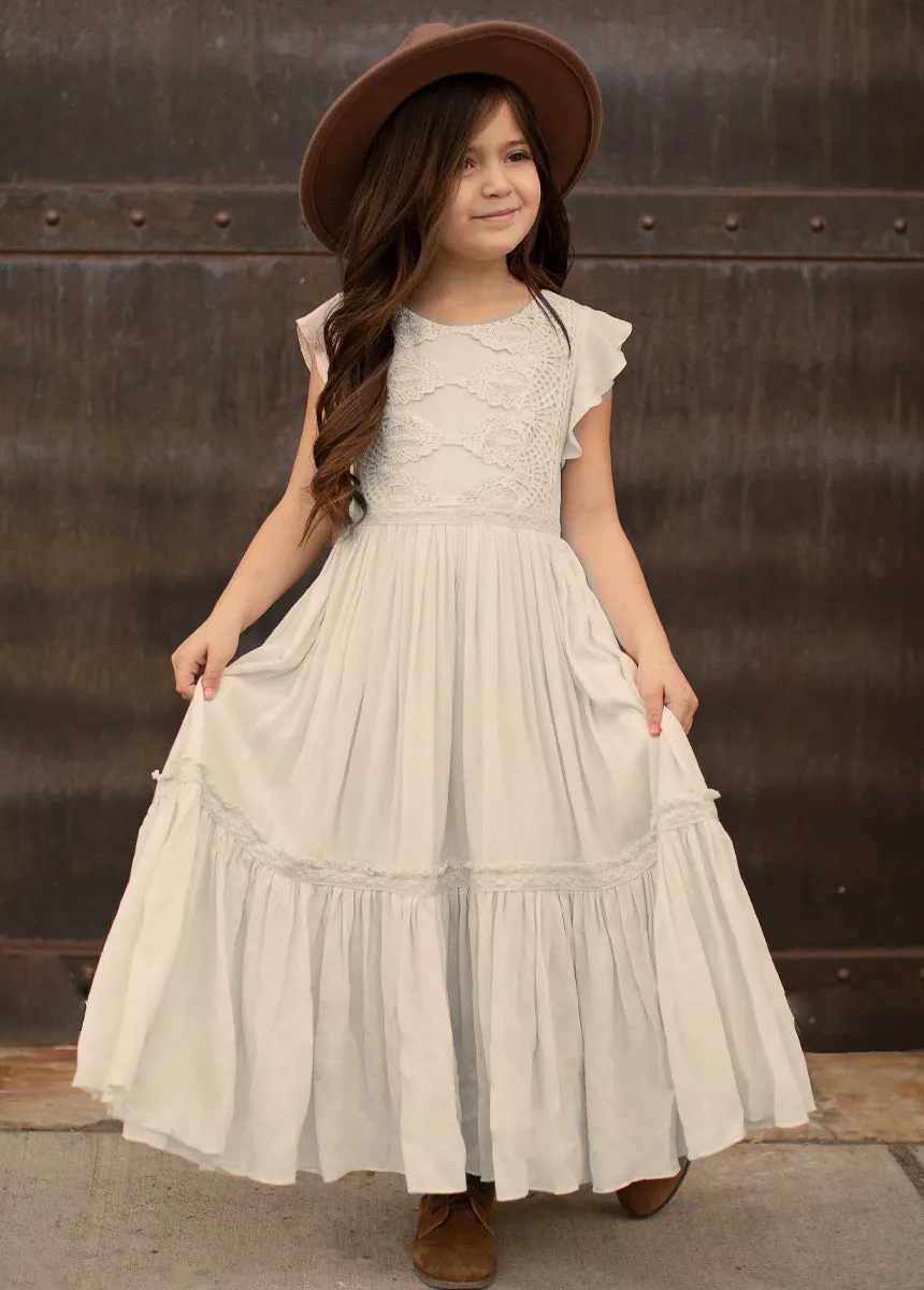 Viola Dress in Cream