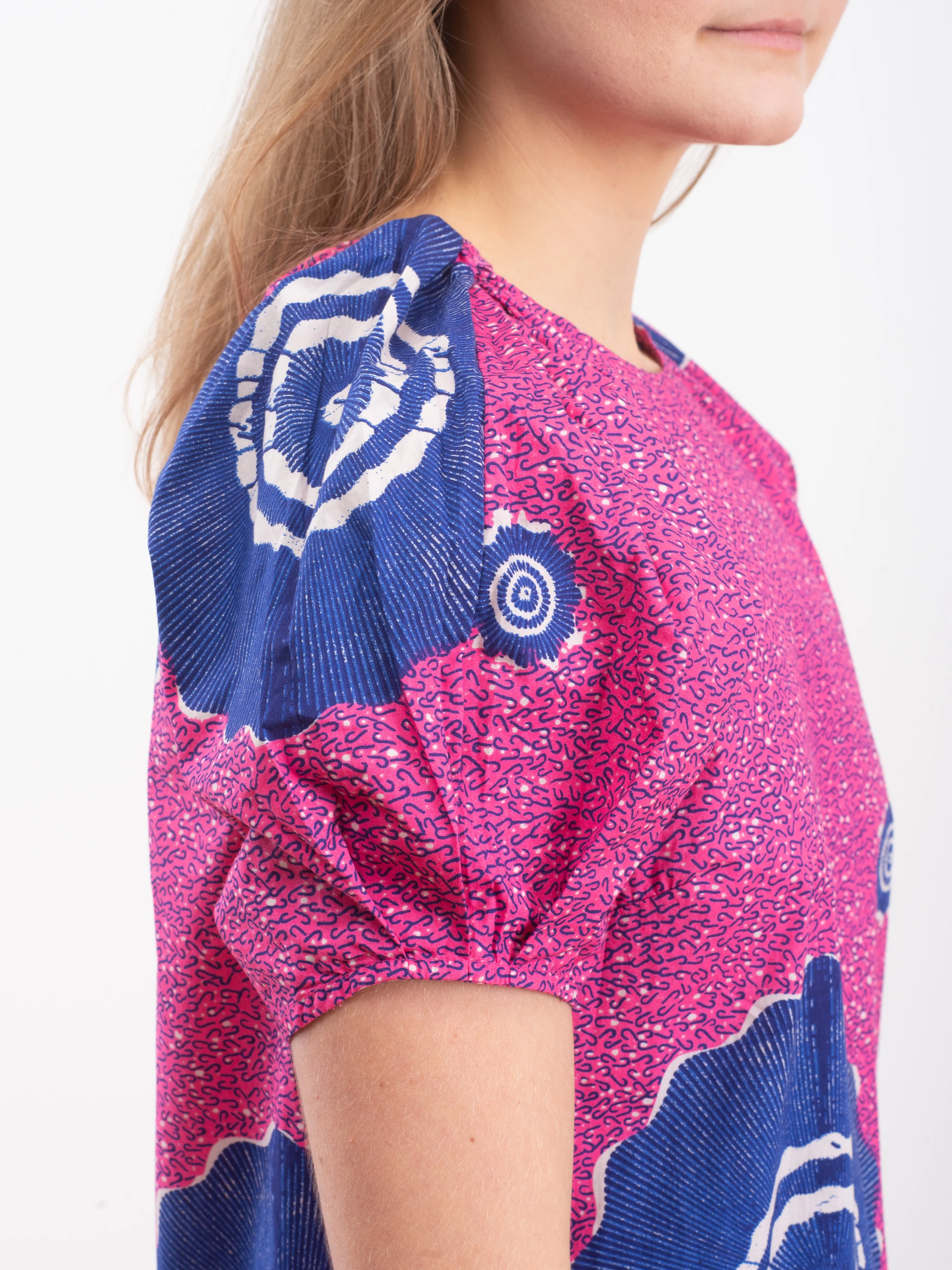 waverly dress - fuchsia