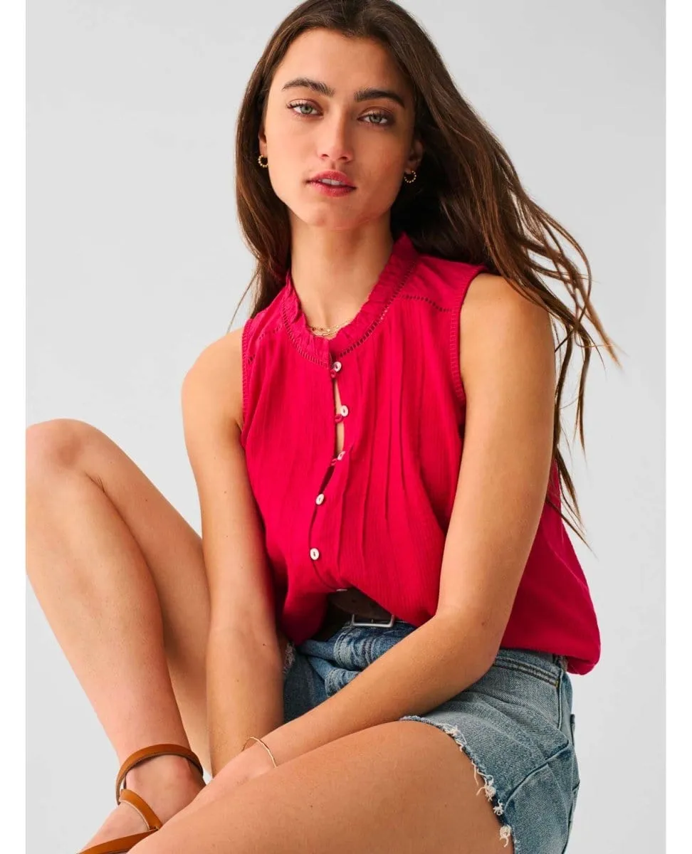 Willa Sleeveless Top Granita