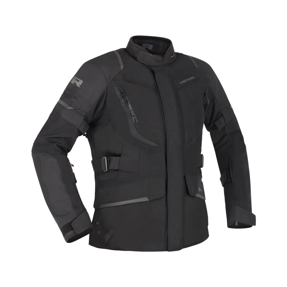 Women Moto Jacket Richa Cyclone 2 Gore-Tex Jacket, Black
