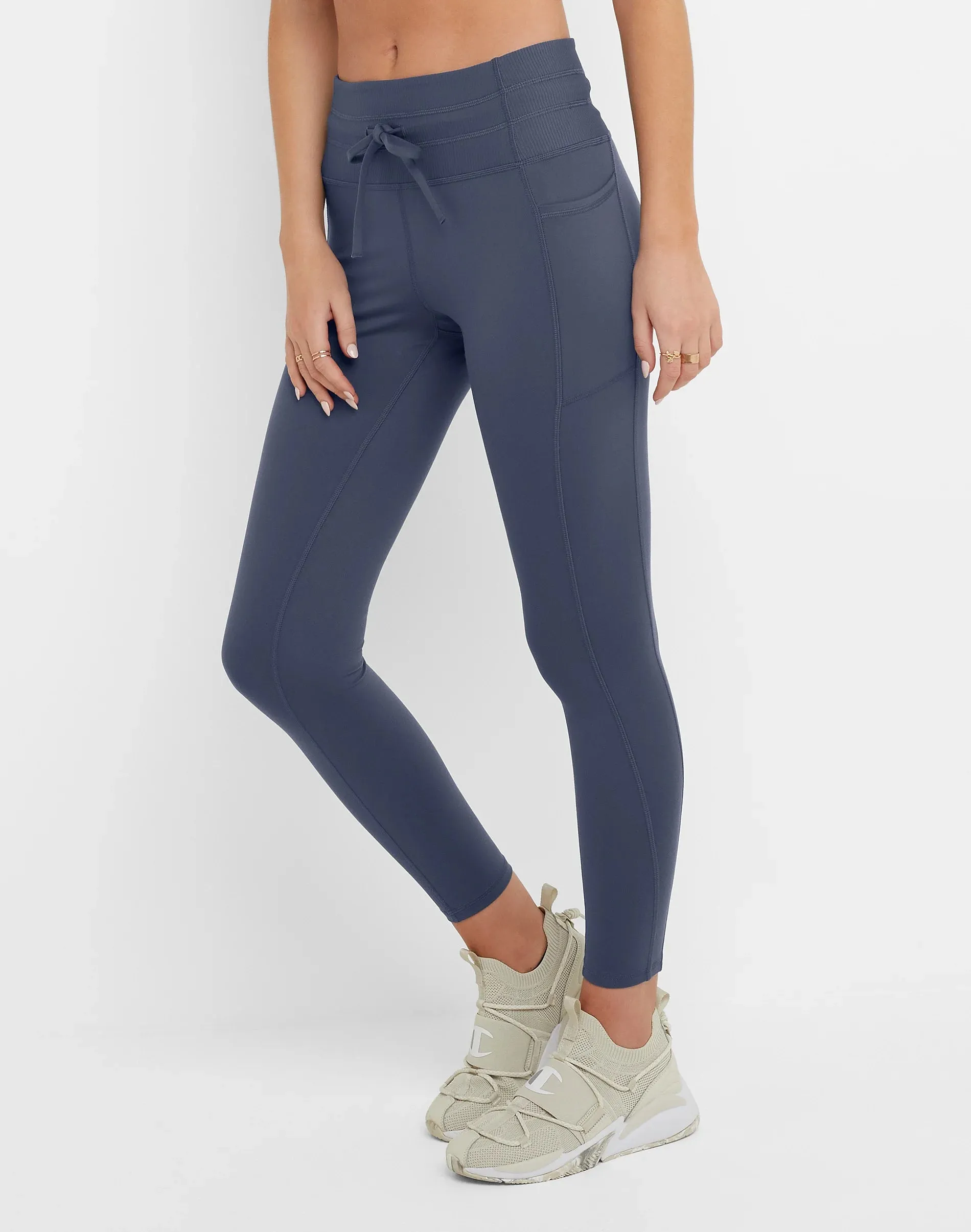 Women's Soft Touch Drawcord Leggings 25"