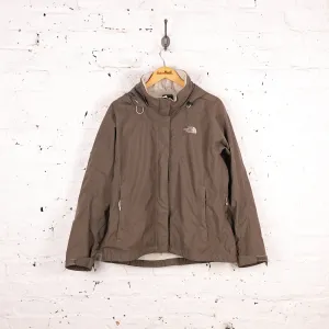 Women's The North Face Hyvent Rain Jacket - Brown - Women's L