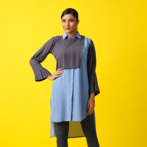 Womens Tunic-Blue