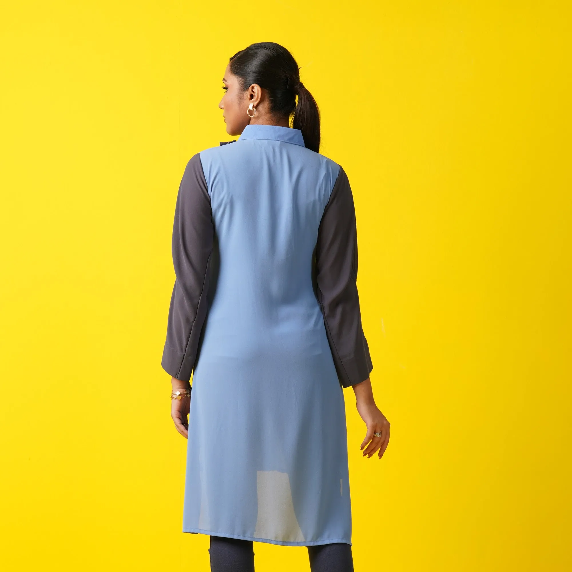 Womens Tunic-Blue