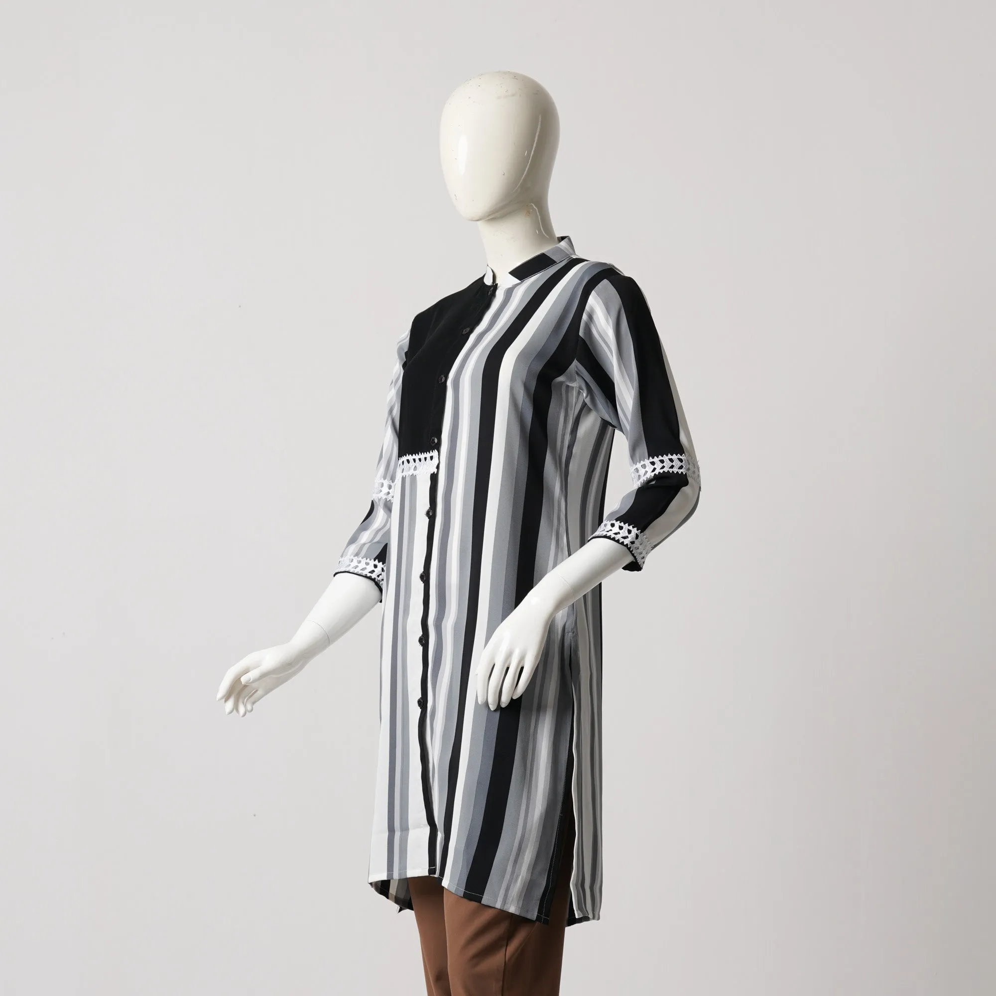 Womens Tunic-White Ash