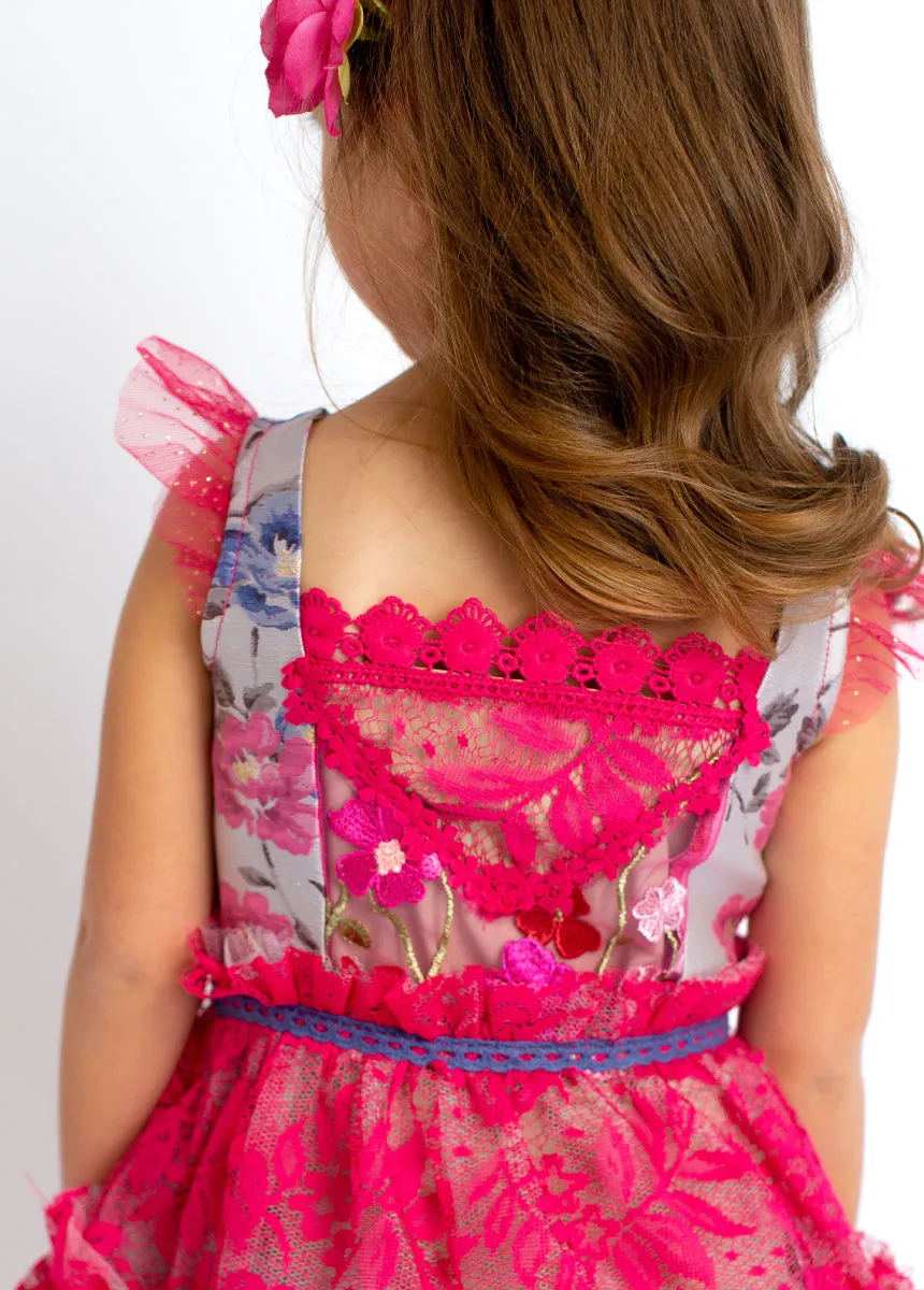 Zaliki Dress in Fuchsia