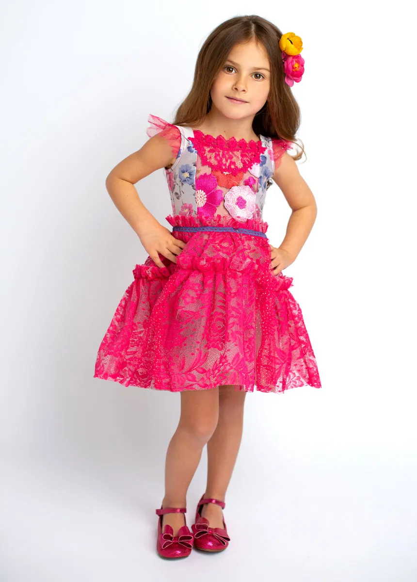 Zaliki Dress in Fuchsia