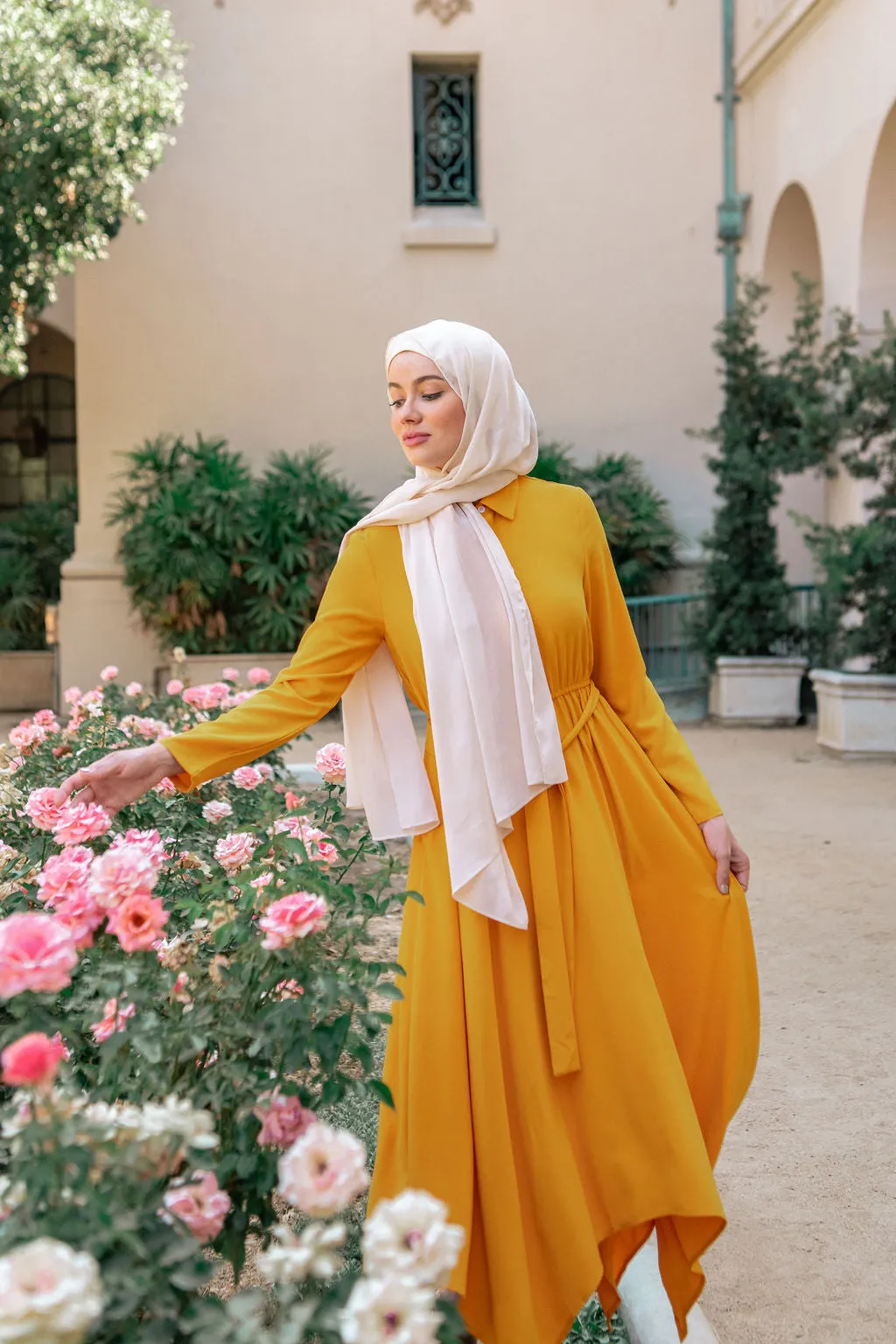 Zayna Maxi Tunic - Mustard