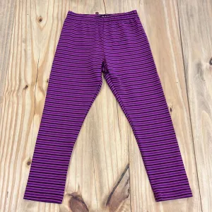 ZaZa Couture Violet Stripe Leggings