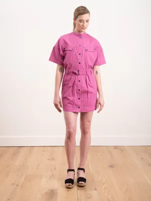zolina dress - raspberry
